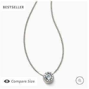 Brighton Silver Illumina Solitaire Necklace